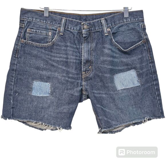 Levi's Pants - Levis Cutoff Patched Jean Shorts